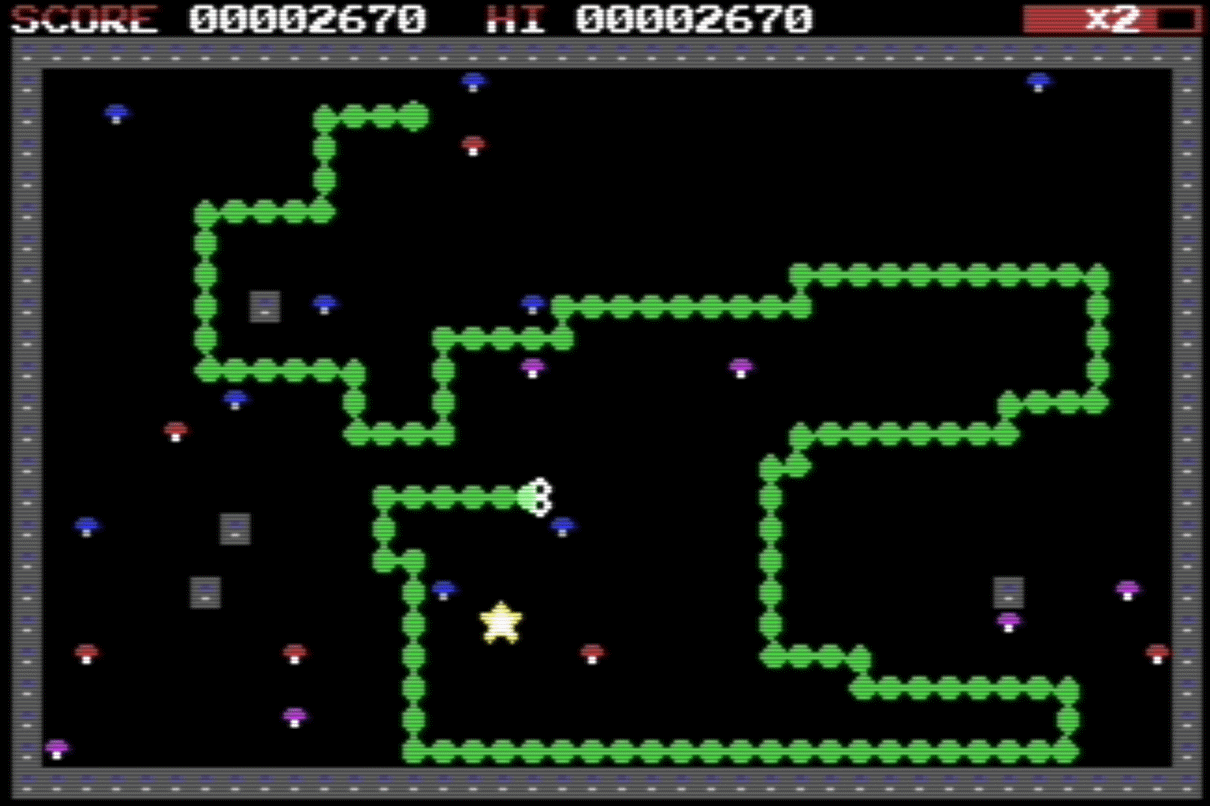 Munchy Worm Commodore 64 Screenshot
